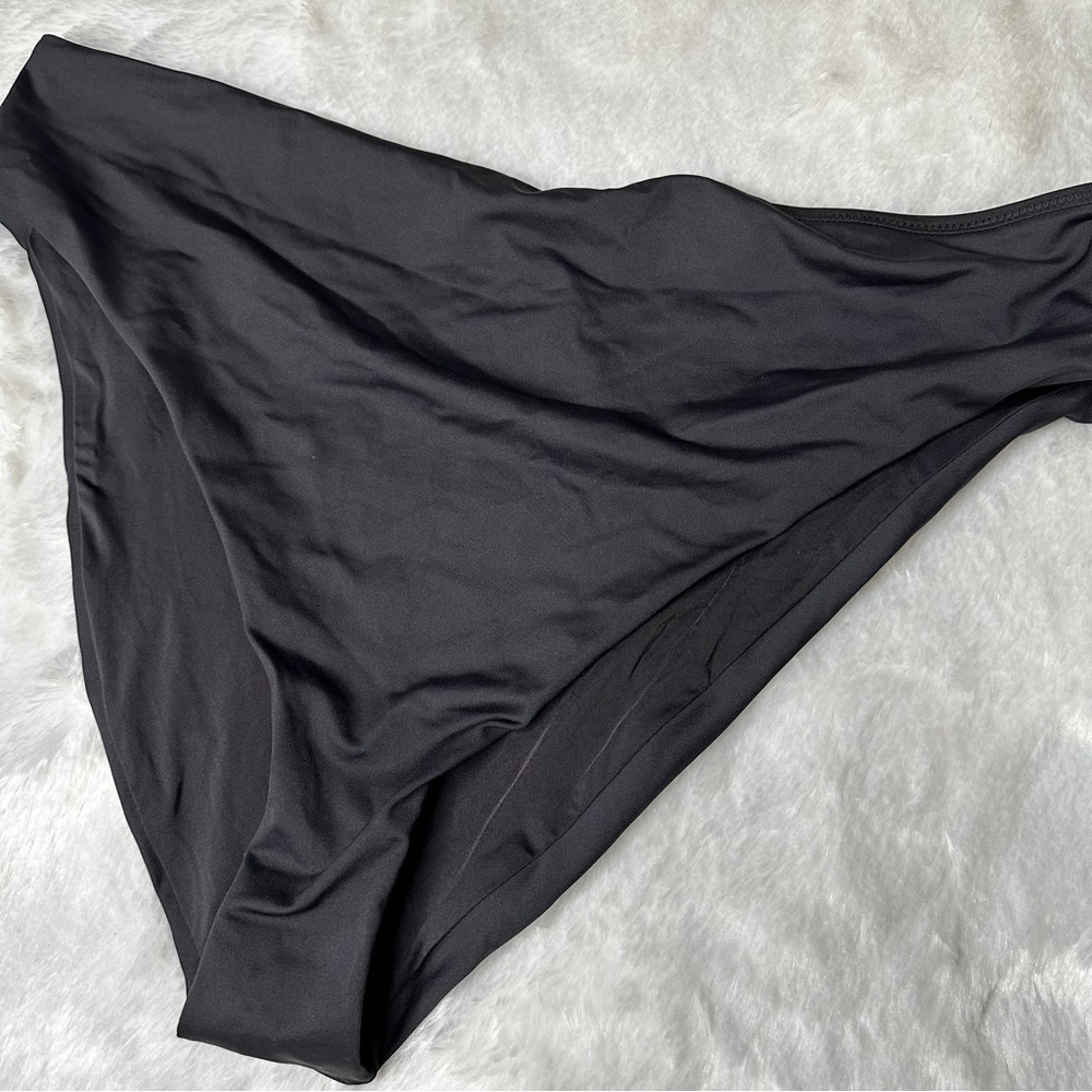 NWT Skims Signature Swim Mid Rise Bikini Bottoms Onyx Women’s 3X